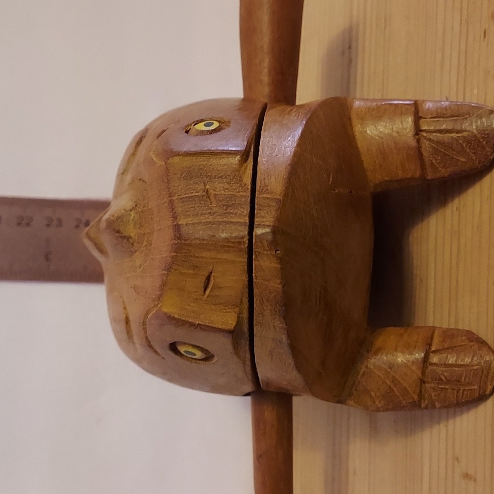 Wooden Frog Rasp Musical Instrument Percussion Hand Crafted - Picture 13 of 13